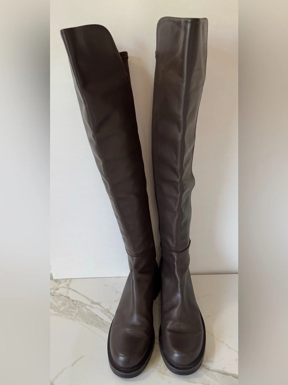 Stuart Weitzman Brown Over The Knee 50/50 Boots